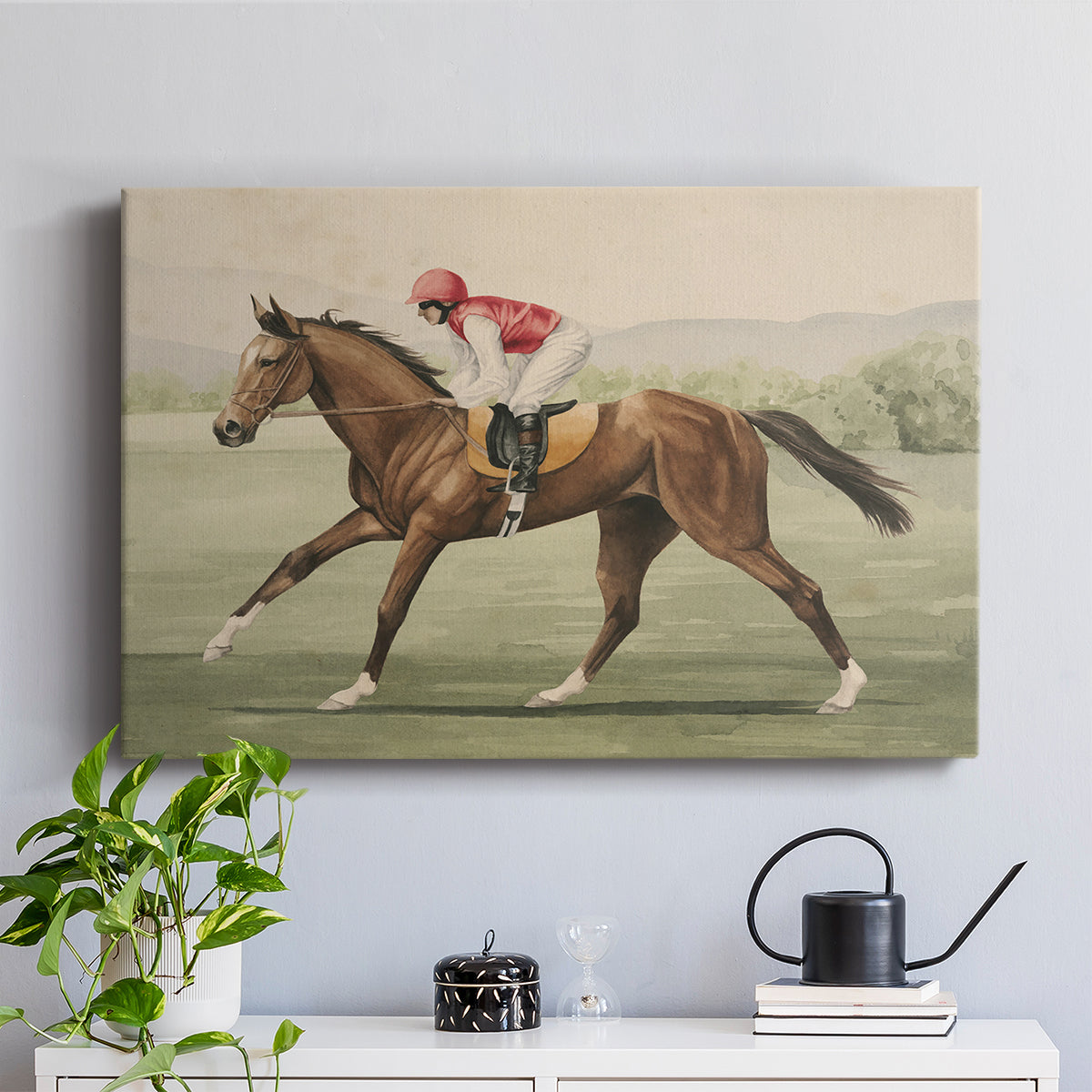 Vintage Equestrian I - Canvas Art Print