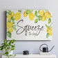 Lemon Squeeze - Canvas Art Print