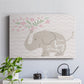 Floral Elephant - Canvas Art Print