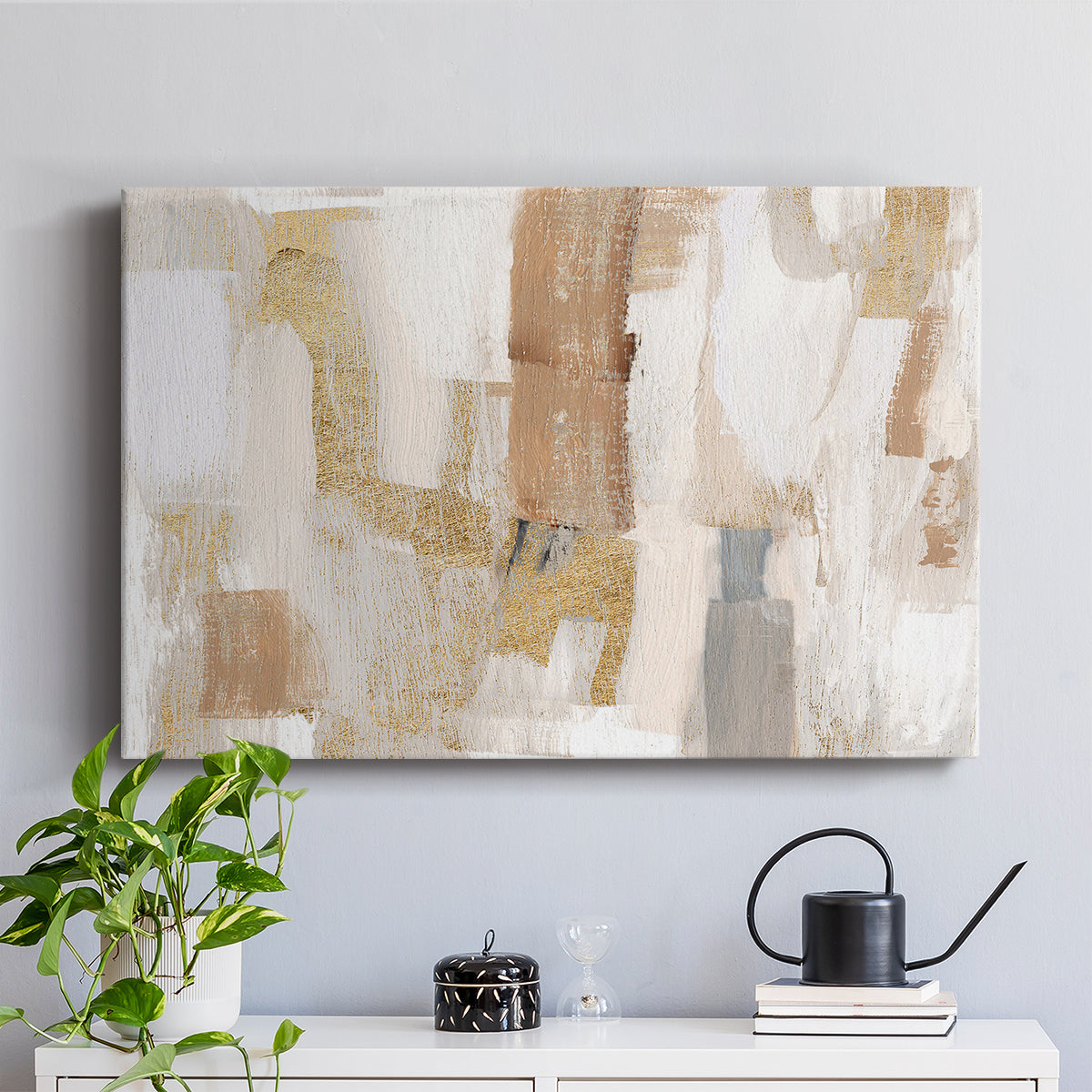 Gold Quartz I - Canvas Art Print