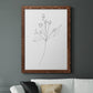 Botanical Gesture V - Premium Canvas Framed in Barnwood - Ready to Hang