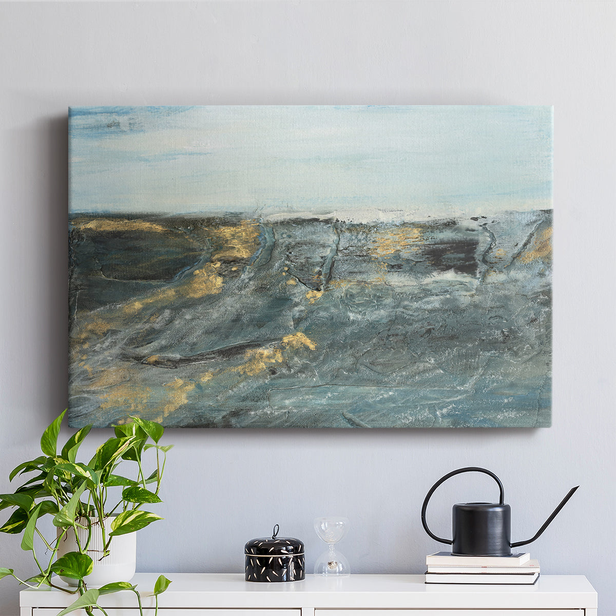 Flow of Love in Ocean I - Canvas Art Print