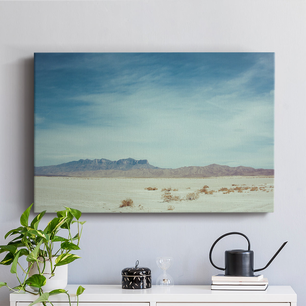 Salt Flat Walk II - Canvas Art Print