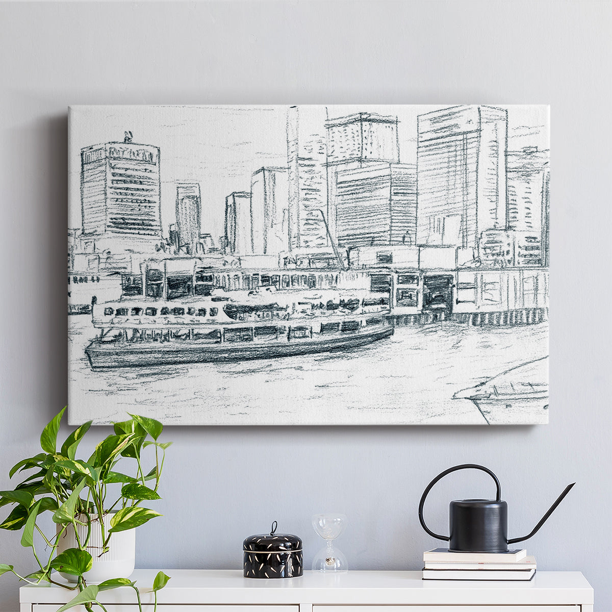 Ferryboats IV - Canvas Art Print