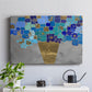 Blue Love - Canvas Art Print