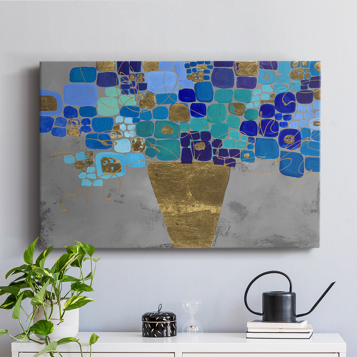 Blue Love - Canvas Art Print