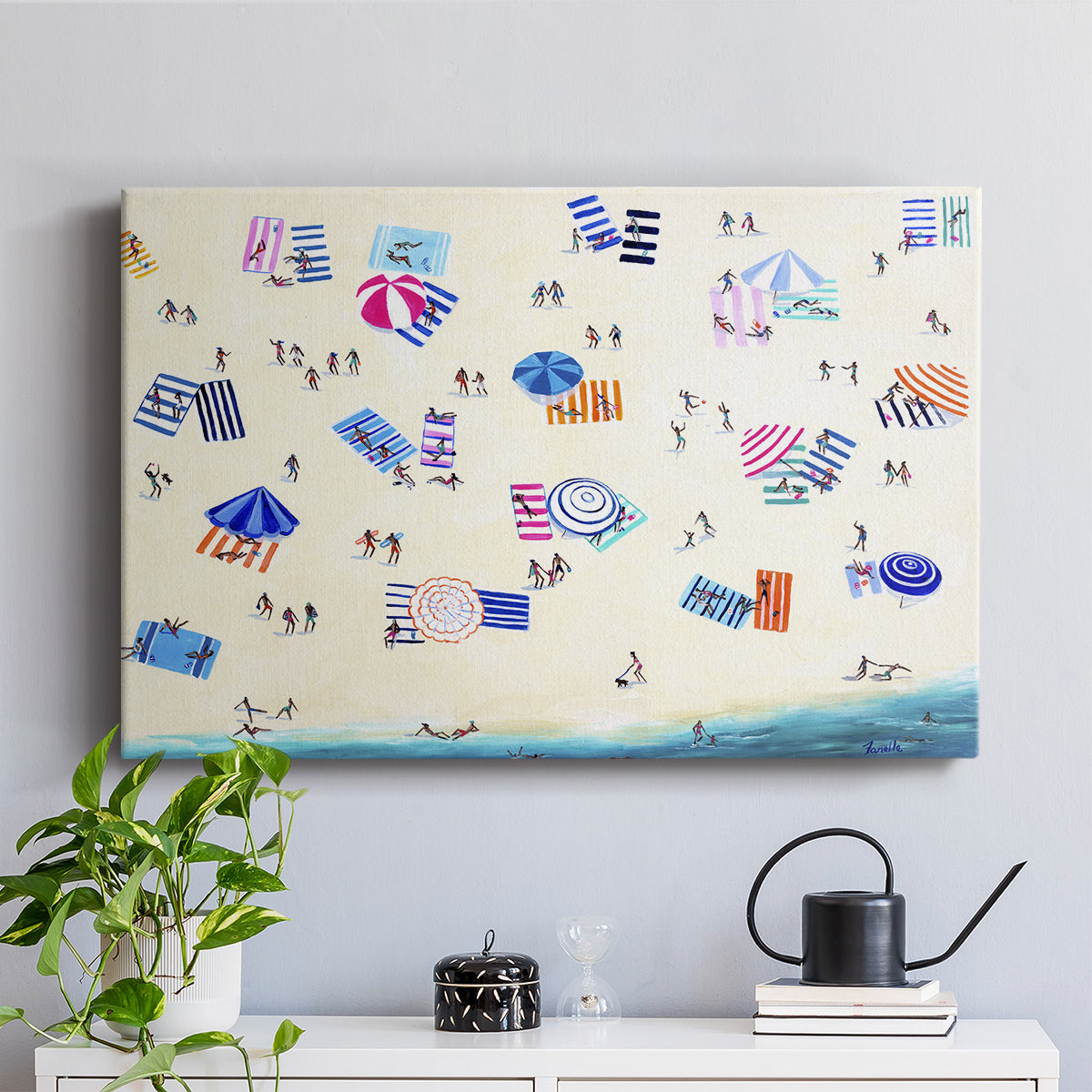 Colorful Beach - Canvas Art Print