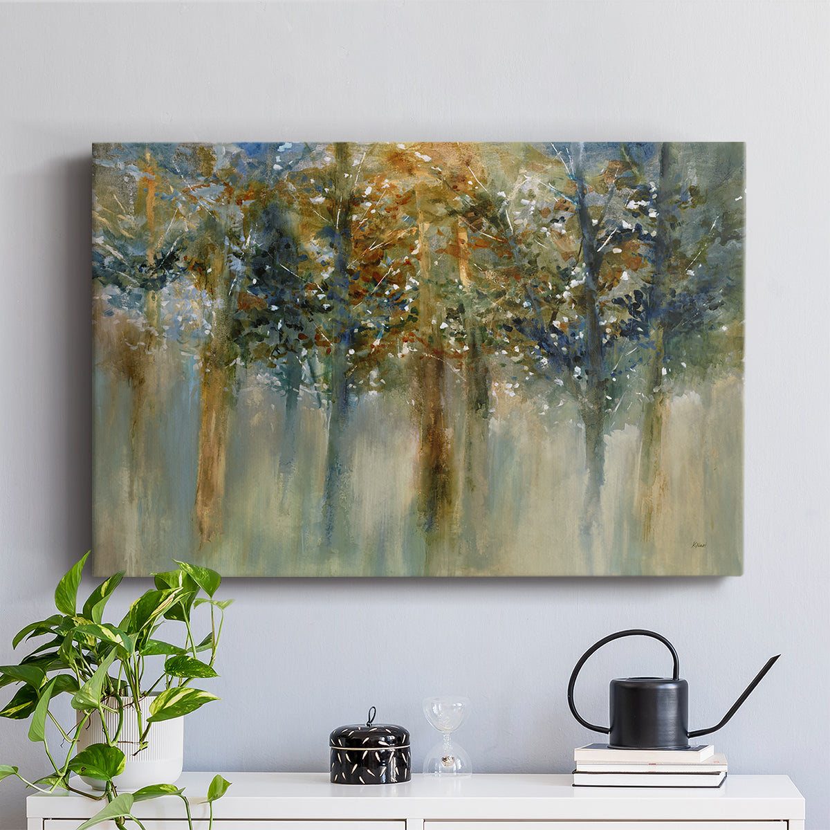 Rustic Leaves II - Canvas Art Print