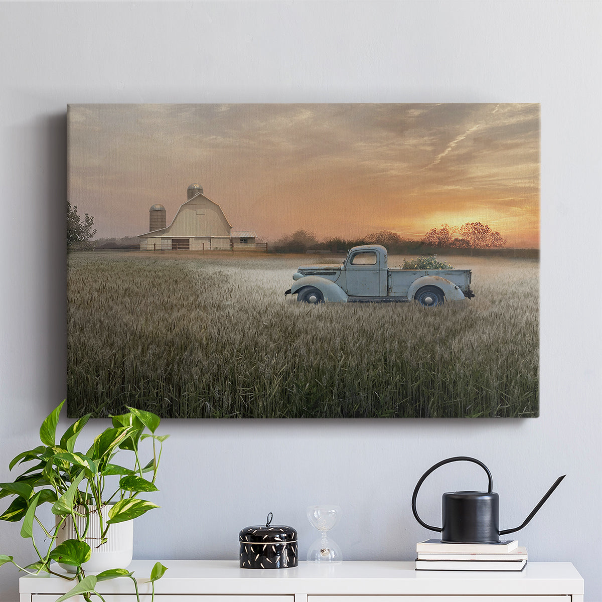 Evening Farm - Canvas Art Print