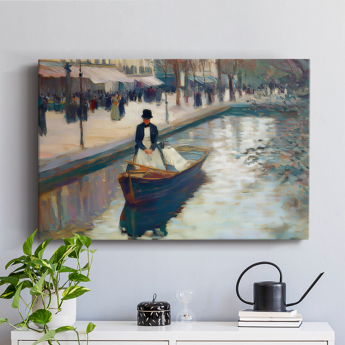 River Impression LXVII - Canvas Art Print