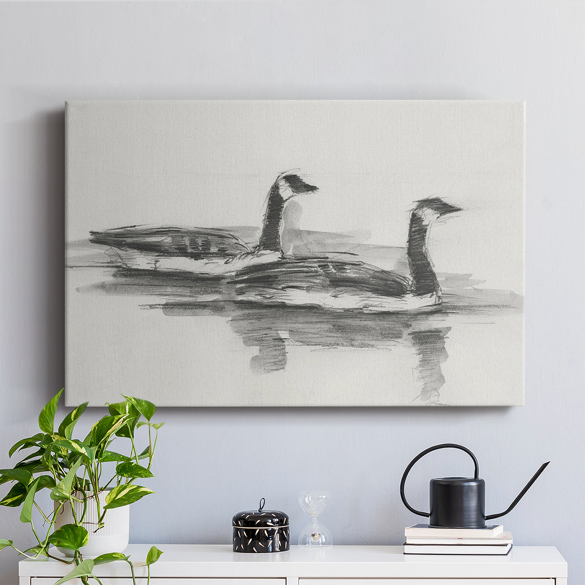 Geese Study I - Canvas Art Print