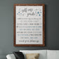 Guide to Self Care - Premium Canvas Framed in Barnwood - Ready to Hang