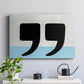 He Said She Said - Canvas Art Print