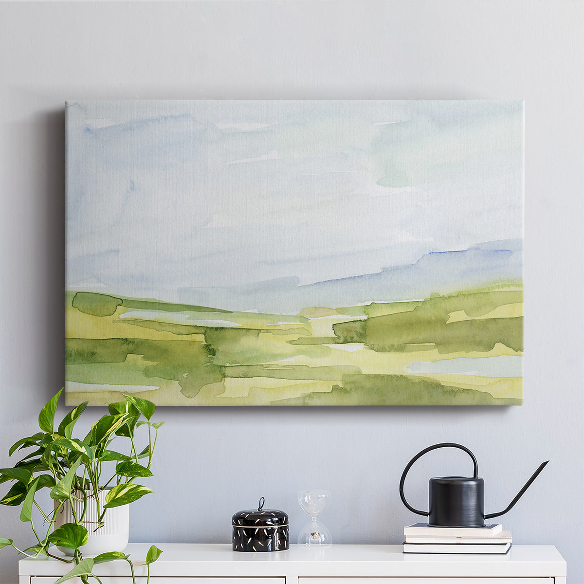Watery Lowlands IV - Canvas Art Print