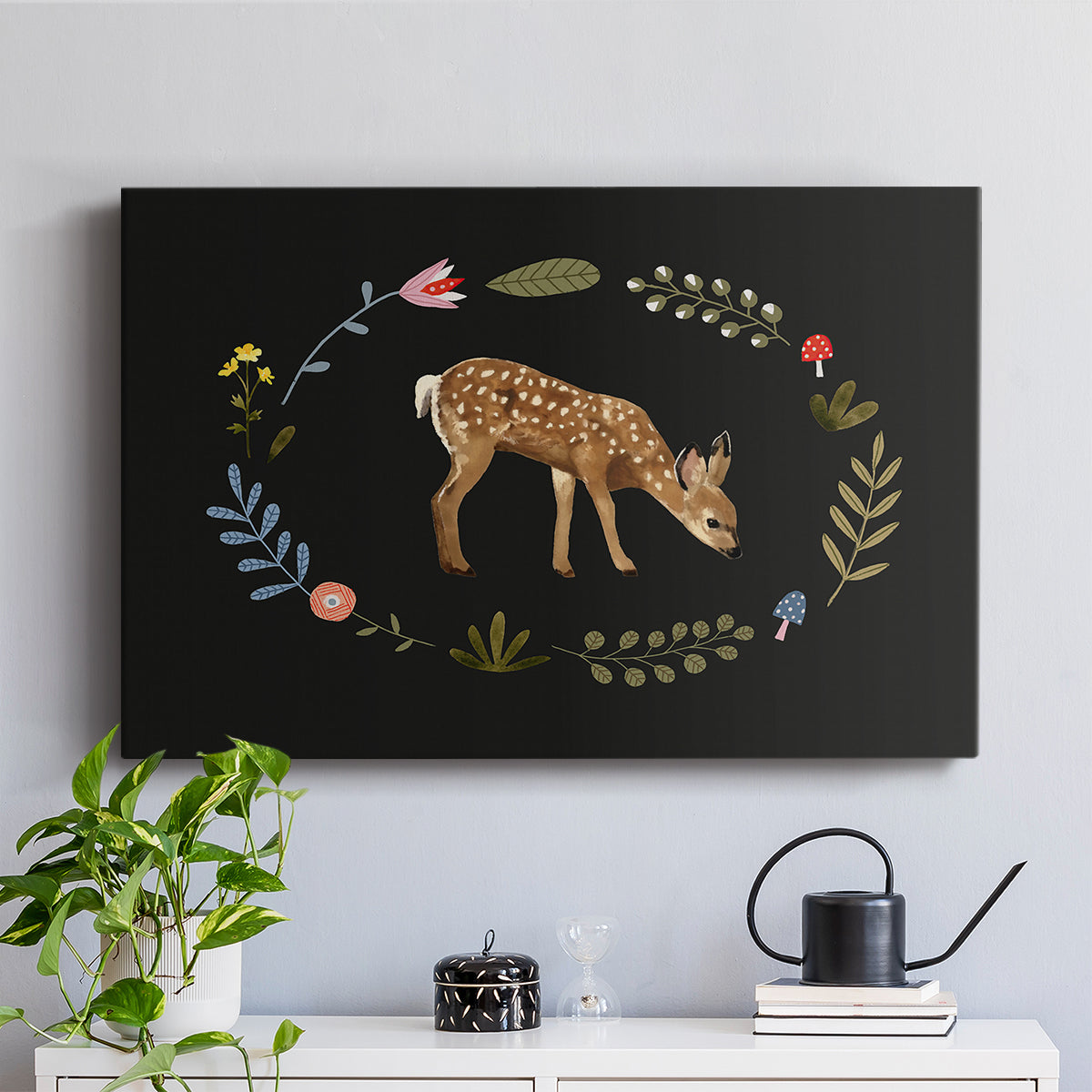 Critter & Foliage III - Canvas Art Print