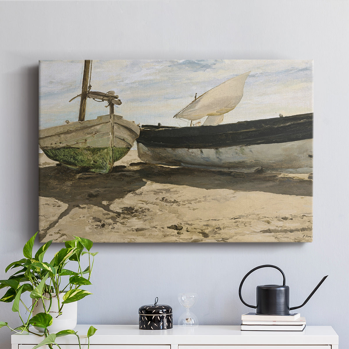 Vintage Boat XXVI - Canvas Art Print
