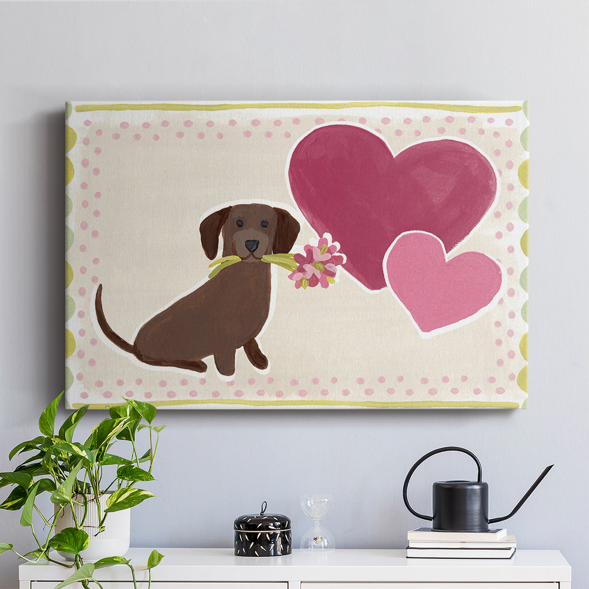 Dachshund Delight Collection A - Canvas Art Print