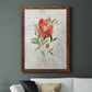 Linen Peony - Premium Canvas Framed in Barnwood - Ready to Hang