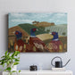 Pheasant Trio in Field - Canvas Art Print