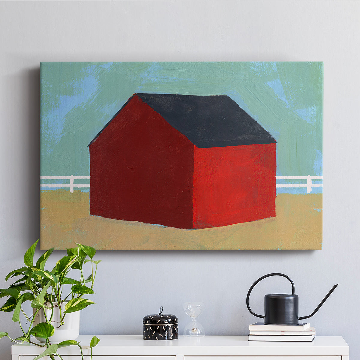 Big Red One IV - Canvas Art Print