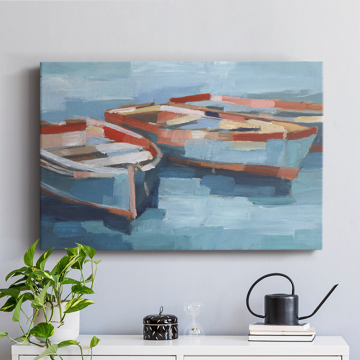 Primary Boats II - Canvas Art Print