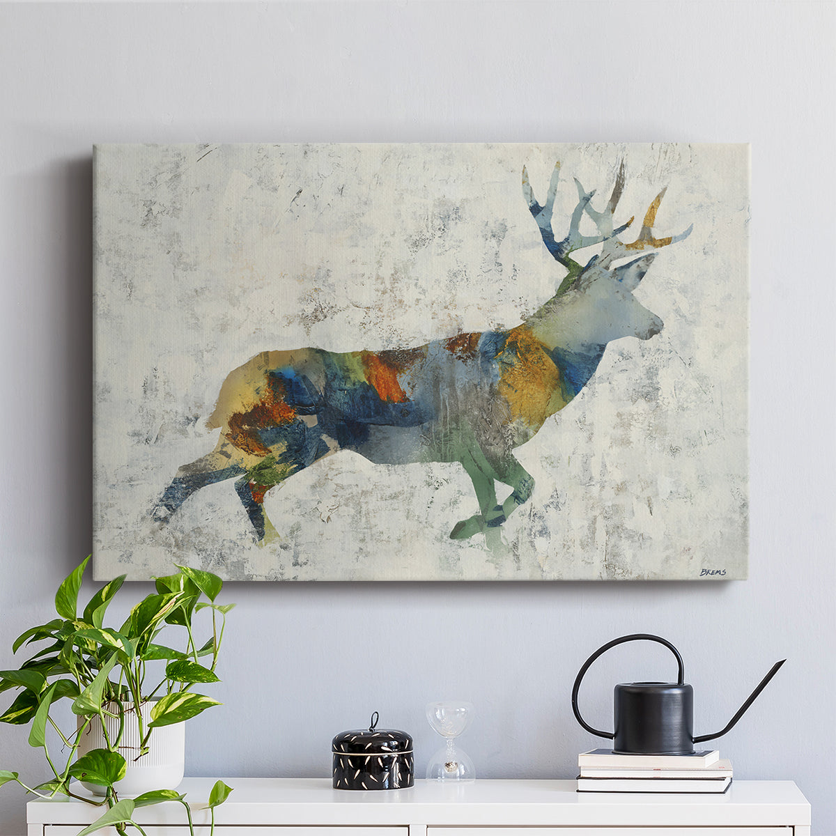 Deer Totem - Canvas Art Print
