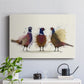 Pheasant Trio - Canvas Art Print