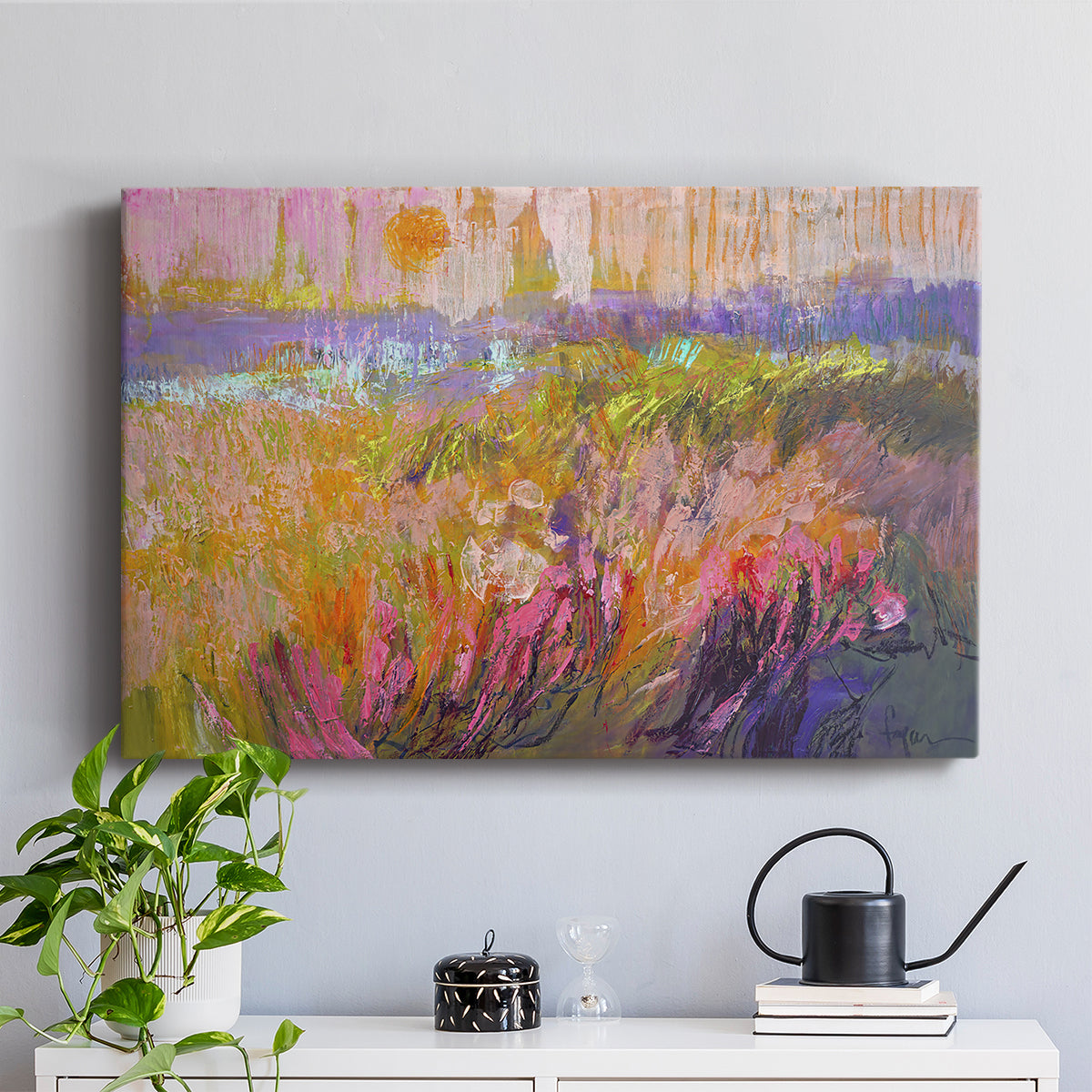 Among the Green Pastures VI - Canvas Art Print