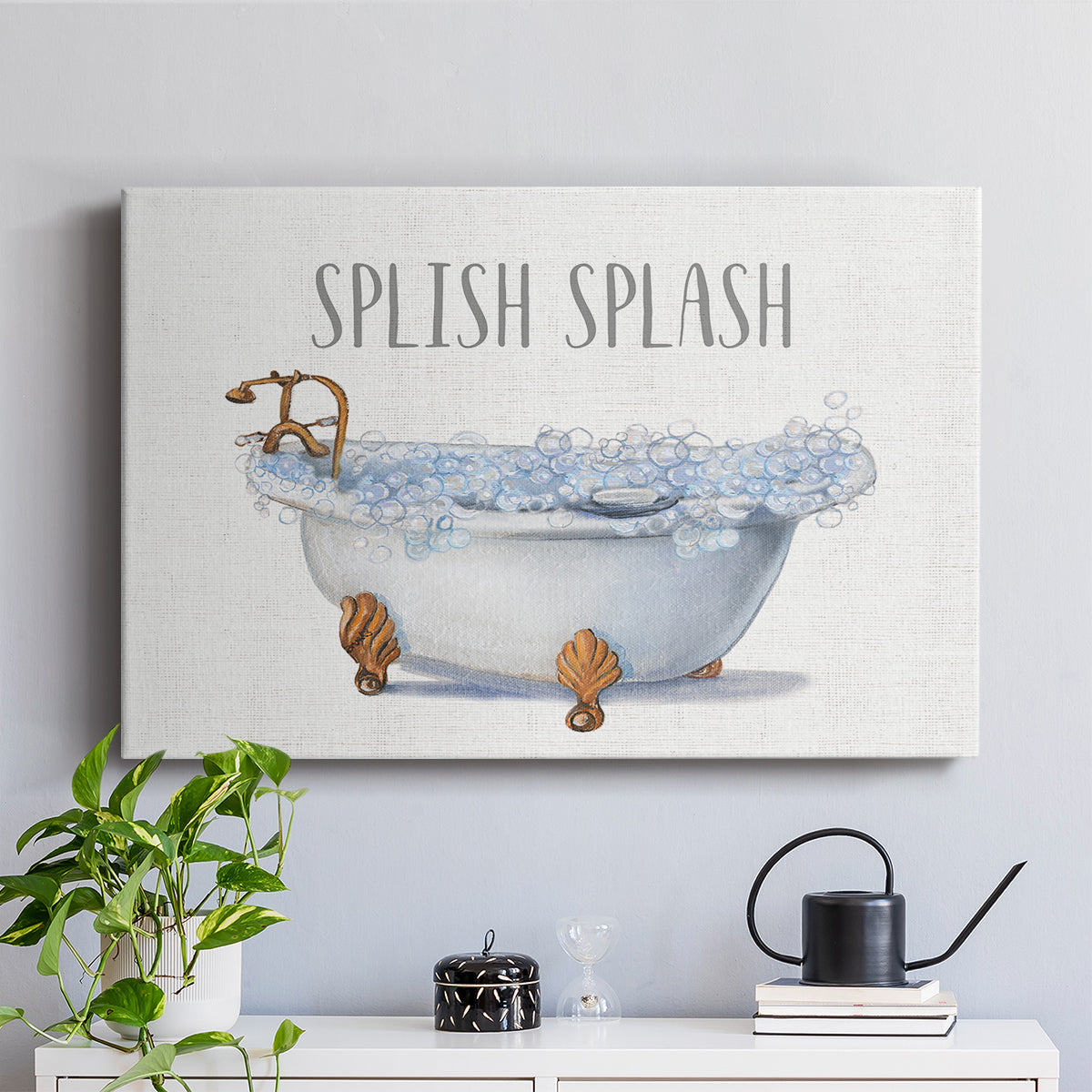 Splish Splash - Canvas Art Print