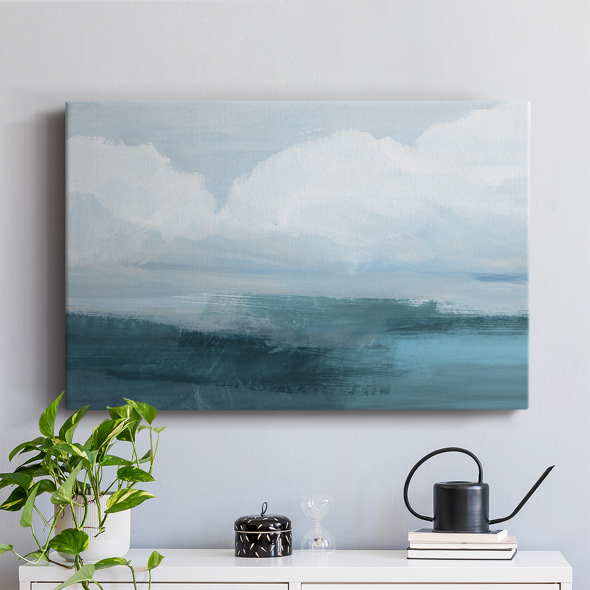 Azure Rising I - Canvas Art Print