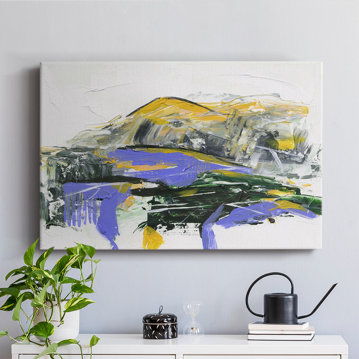 Silent Mountain V - Canvas Art Print