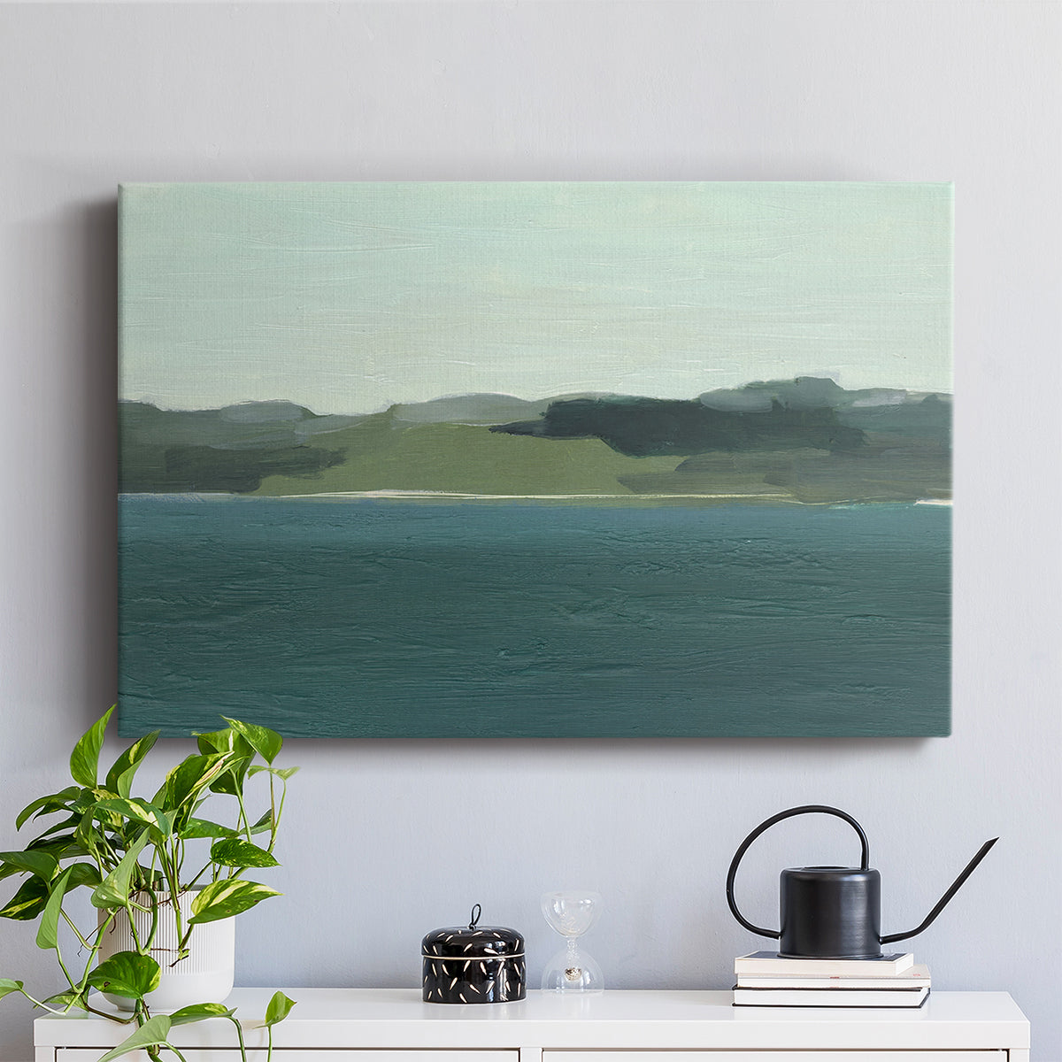 Calming Lake View I - Canvas Art Print
