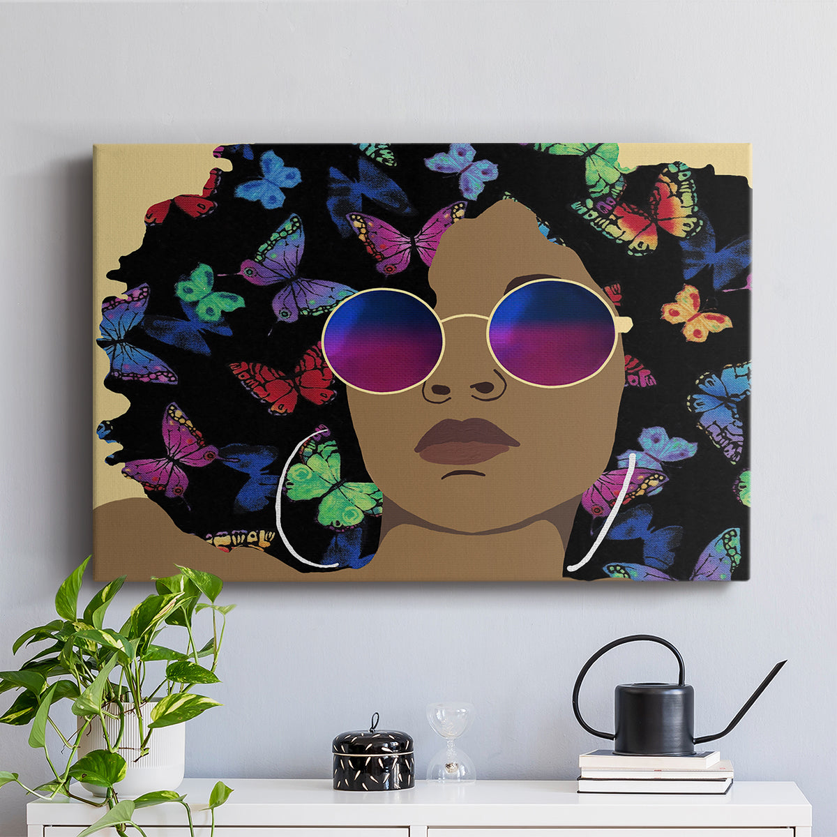 Butterfly Diva I - Canvas Art Print