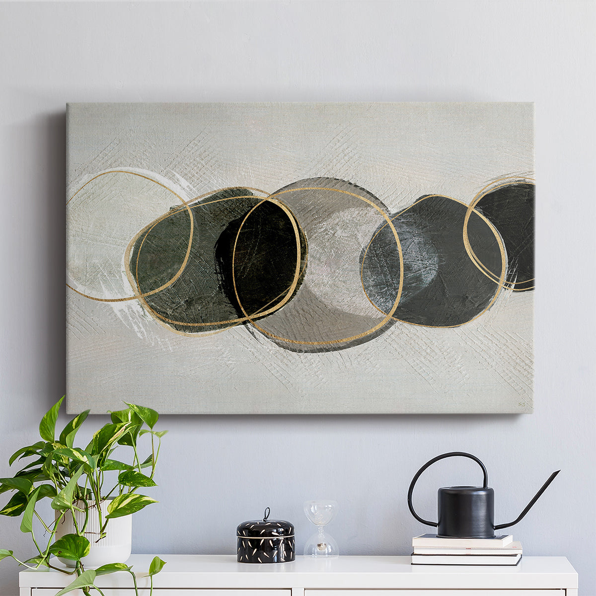 River Rock - Canvas Art Print