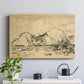 Hatched Horizon II - Canvas Art Print