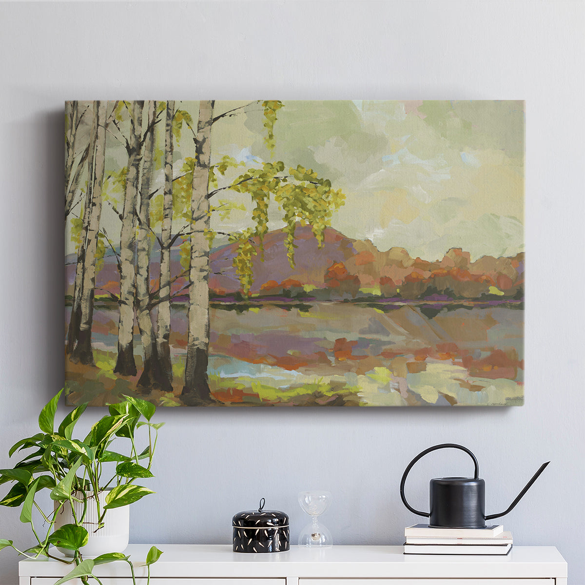 Birch Stand - Canvas Art Print