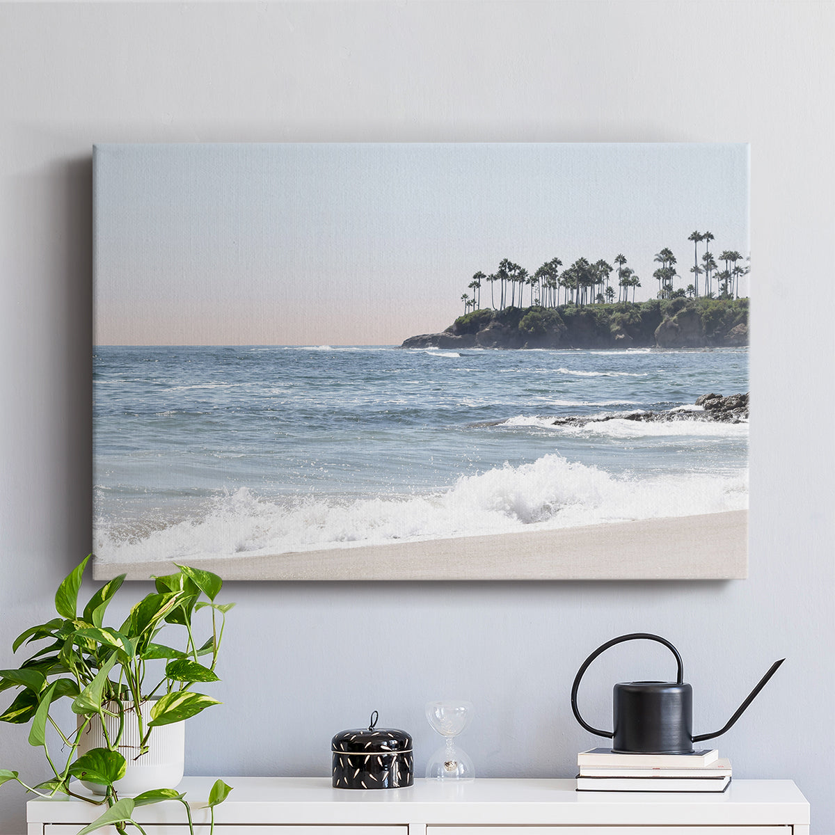 Distant Palms - Canvas Art Print