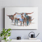 Modern Longhorns II - Canvas Art Print