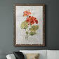 Linen Geranium - Premium Canvas Framed in Barnwood - Ready to Hang