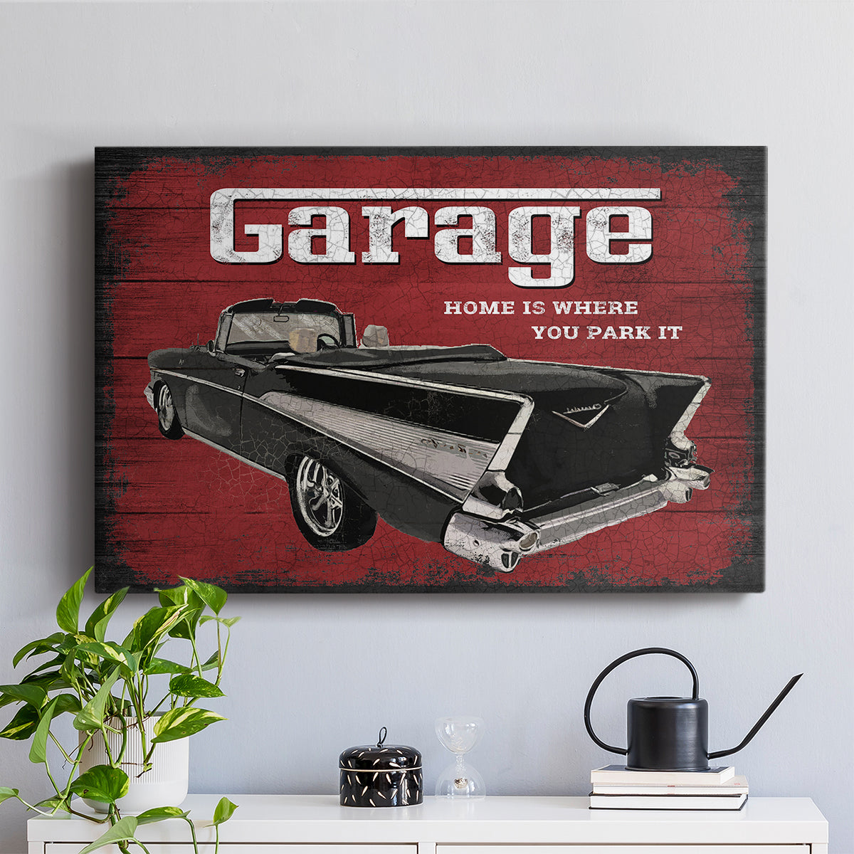 The Garage - Canvas Art Print