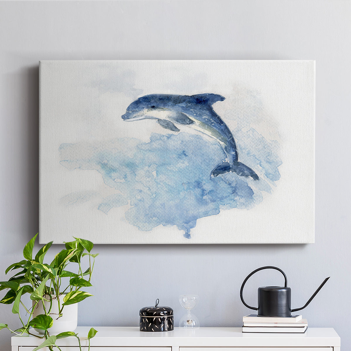 Wave Jumping - Canvas Art Print