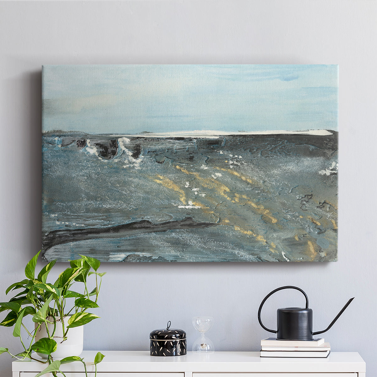 Flow of Love in Ocean II - Canvas Art Print