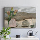 Vase of Pink Flowers V - Canvas Art Print