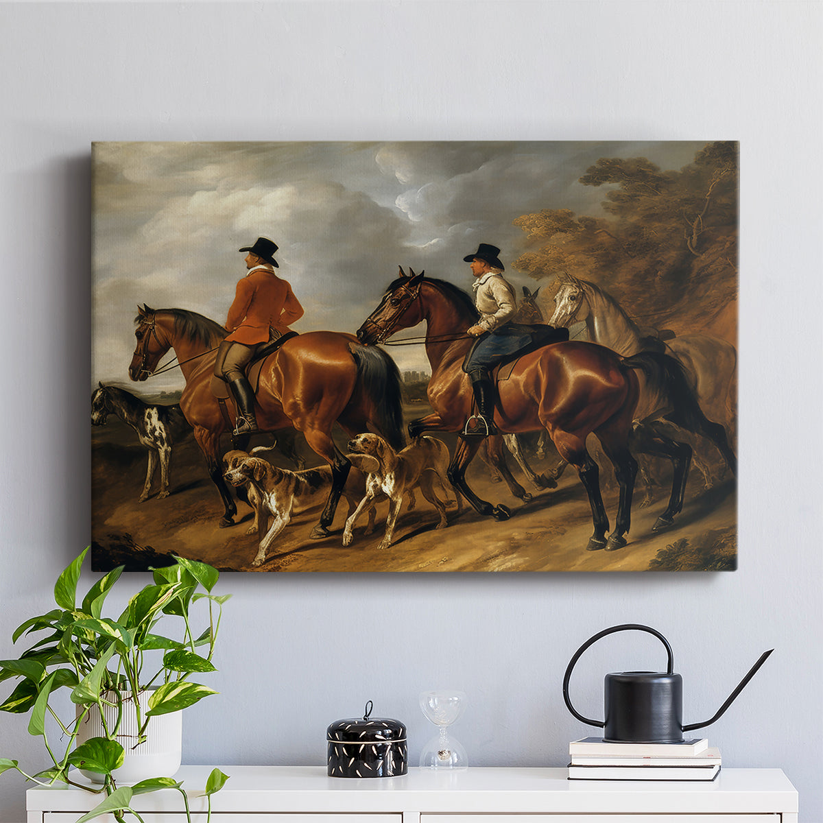 Vintage Hunt LXXIX - Canvas Art Print