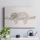 Floral Sloth - Canvas Art Print