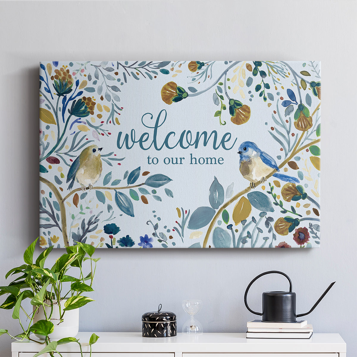 Welcome to Our Home - Canvas Art Print