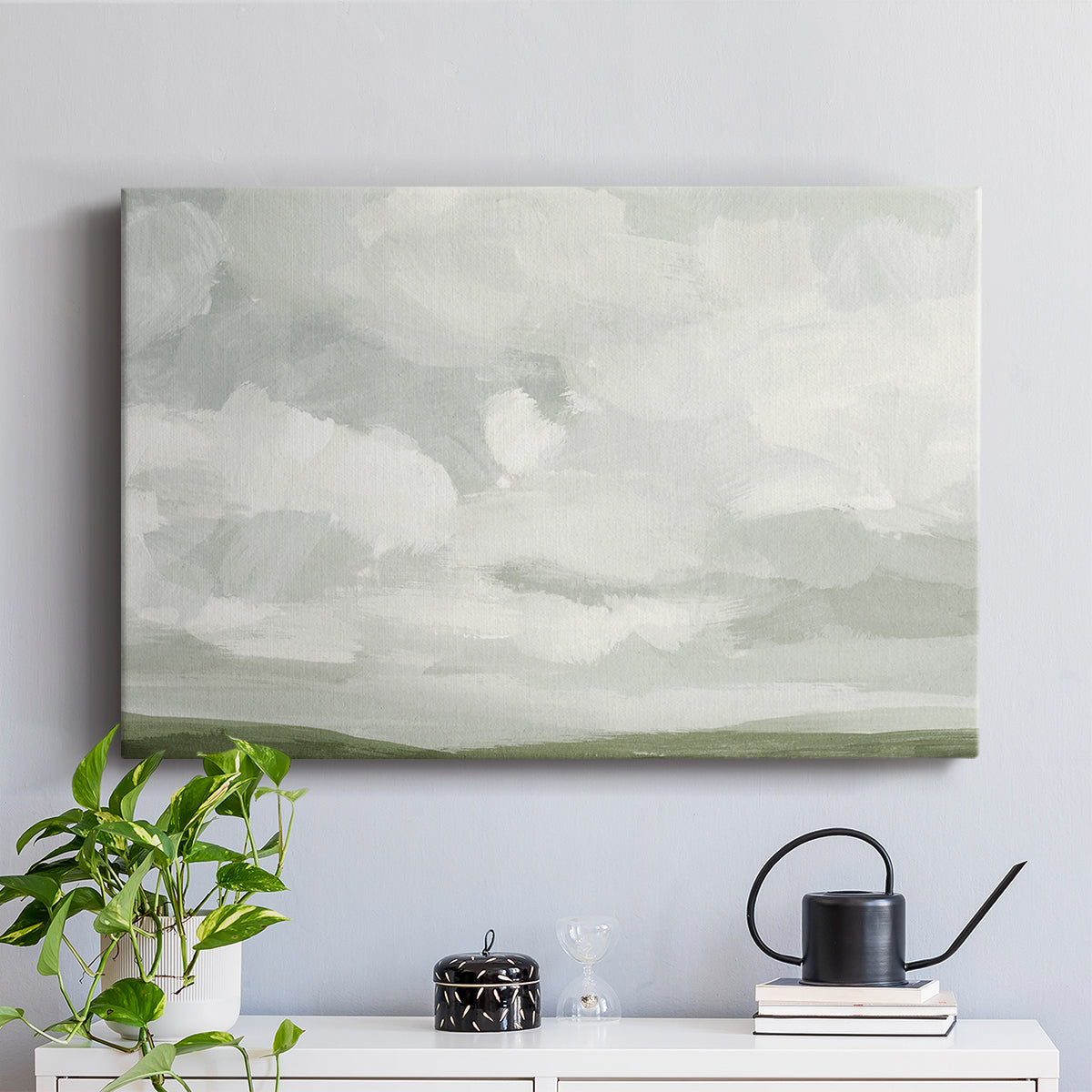 Gray Stone Sky IV - Canvas Art Print