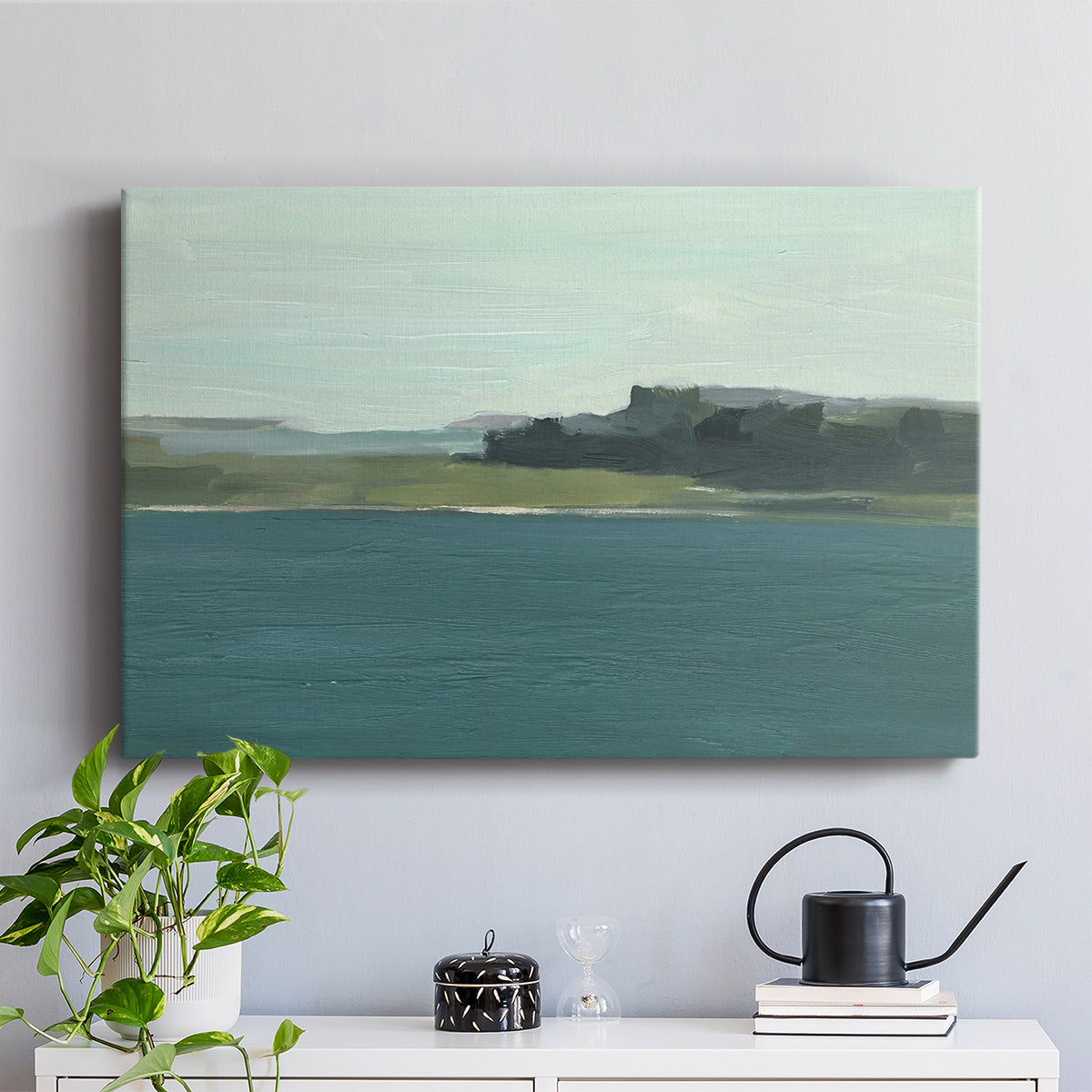 Calming Lake View II - Canvas Art Print
