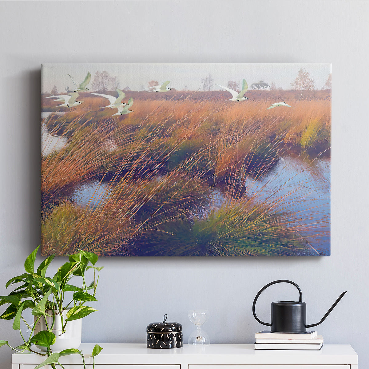 Marshland Hues II - Canvas Art Print