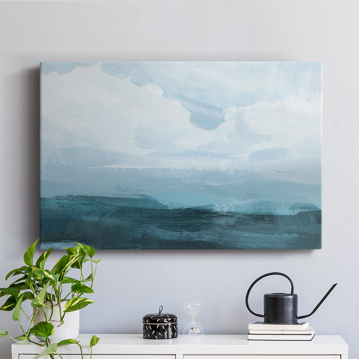 Azure Rising III - Canvas Art Print
